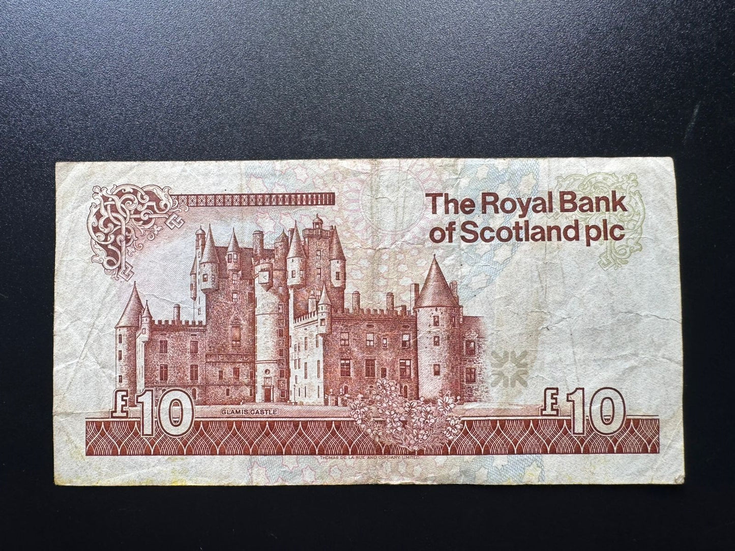 Royal Bank of Scotland 10 Pounds Banknote 2007 Old Circulated Bank Bills P-353b