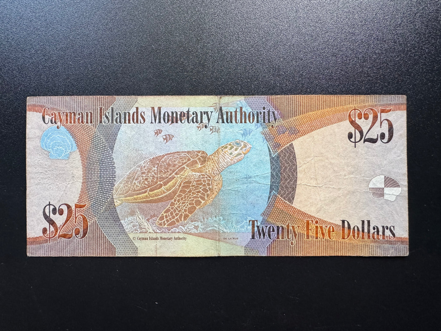 Cayman Islands 25 Dollars Banknote 2018 Circulated Paper Bank Bill P-41c