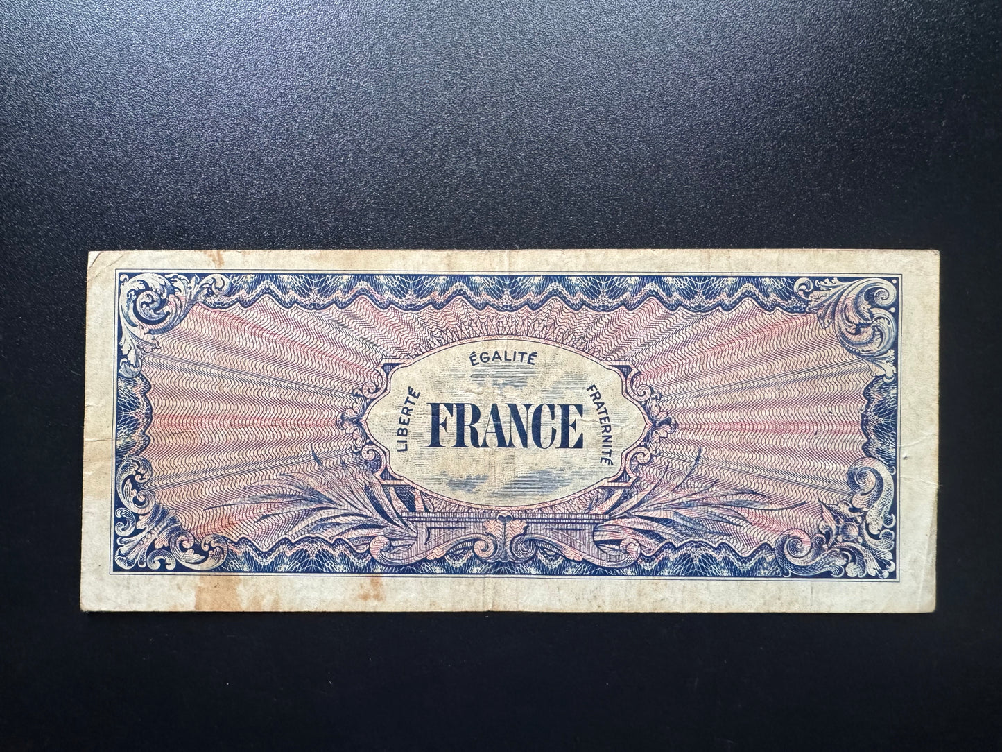 France 100 Francs Banknote 1944 old Circulated Paper Money Bank Bill Note P-123