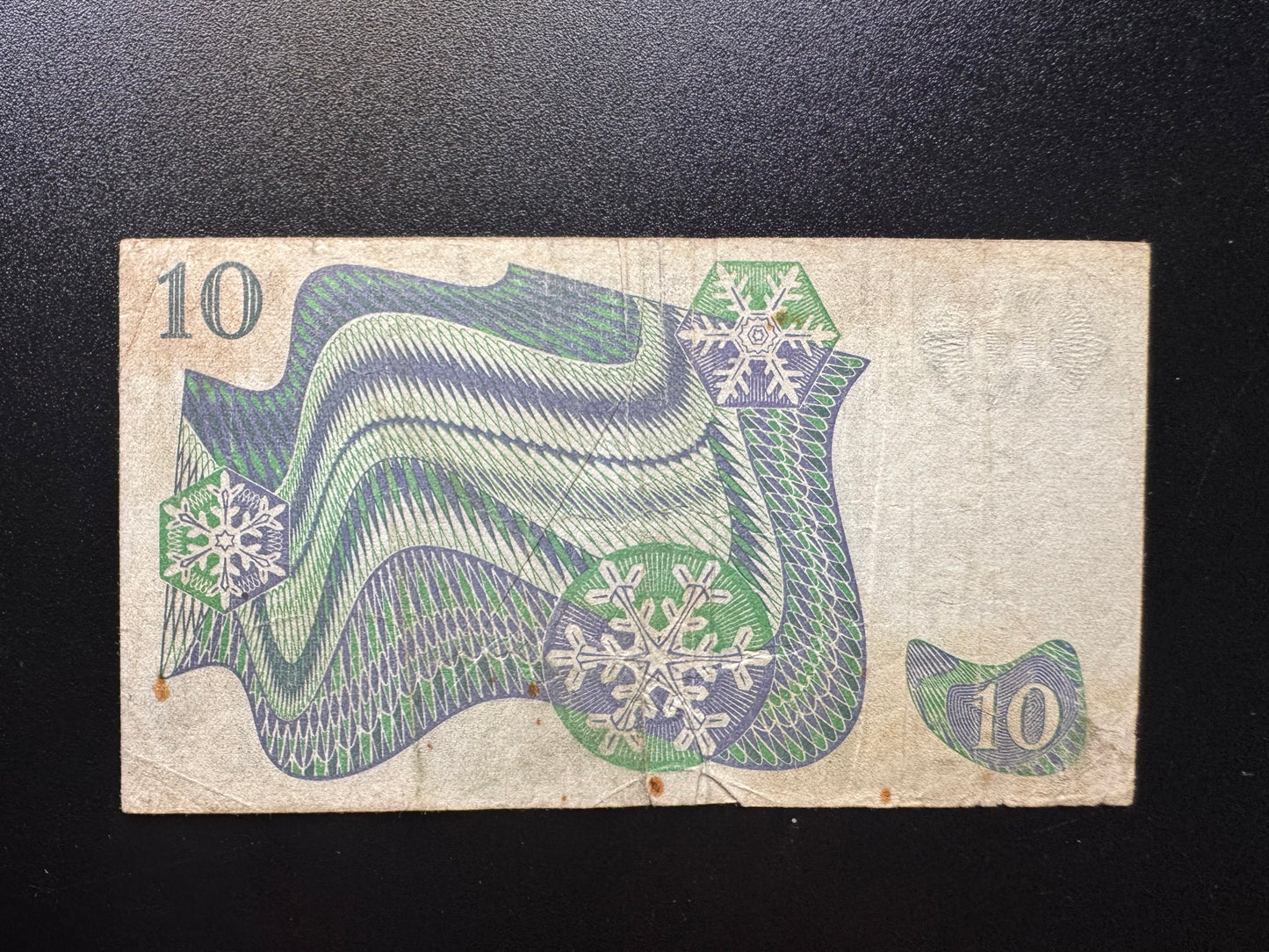 Sweden / Swedish 10 Kronor Banknote 1975 Old Circulated Paper Bank Bill P-52
