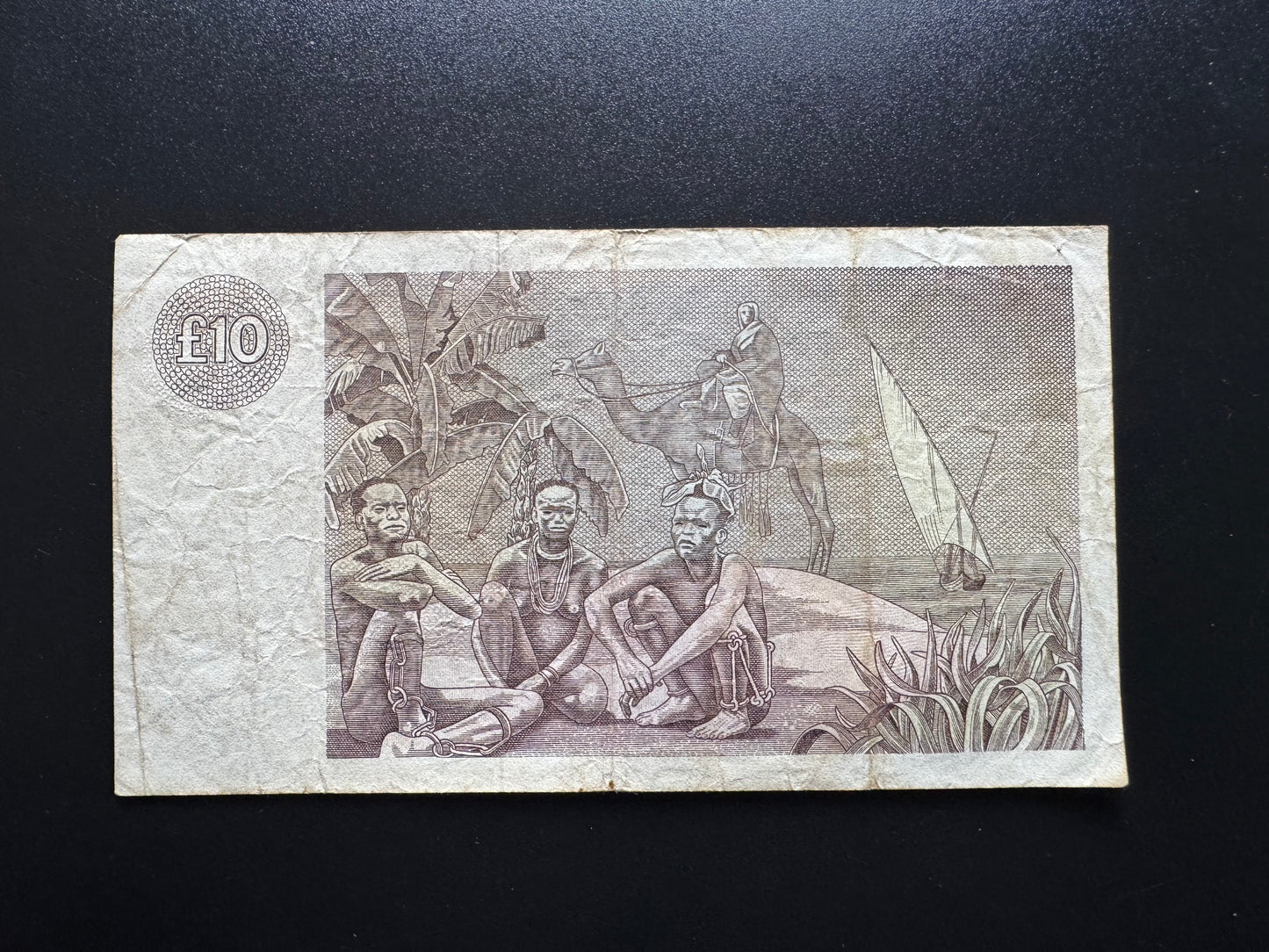 Scotland Clydesdale Bank 10 Pound Banknote 1987 old Circulated Bank Bill P-213c