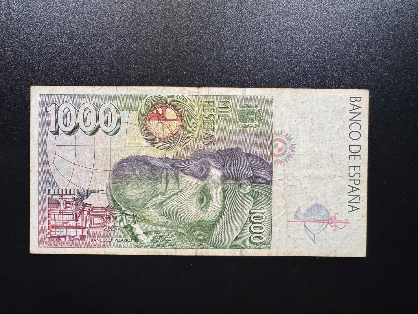 Espana / Spain 1000 Pesetas Banknotes 1992 Old Circulated Paper Bank Bills P-163