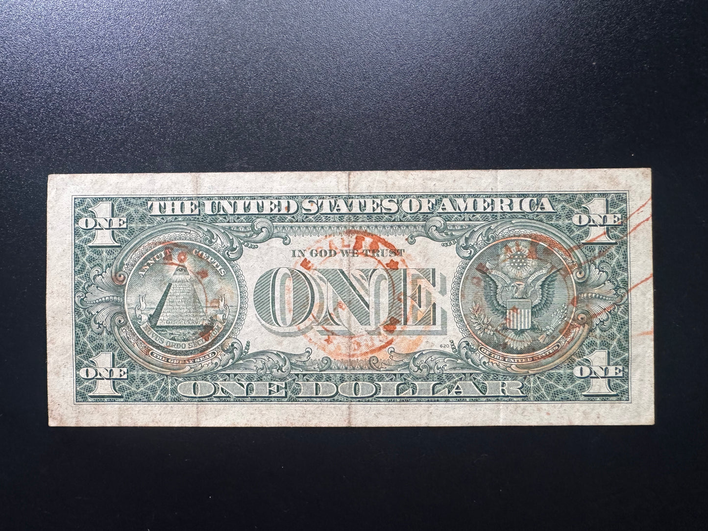 US $1 Dollar 1995 USA Banknote A - Boston Bill P-496b S/N Fancy Numbers 77474737