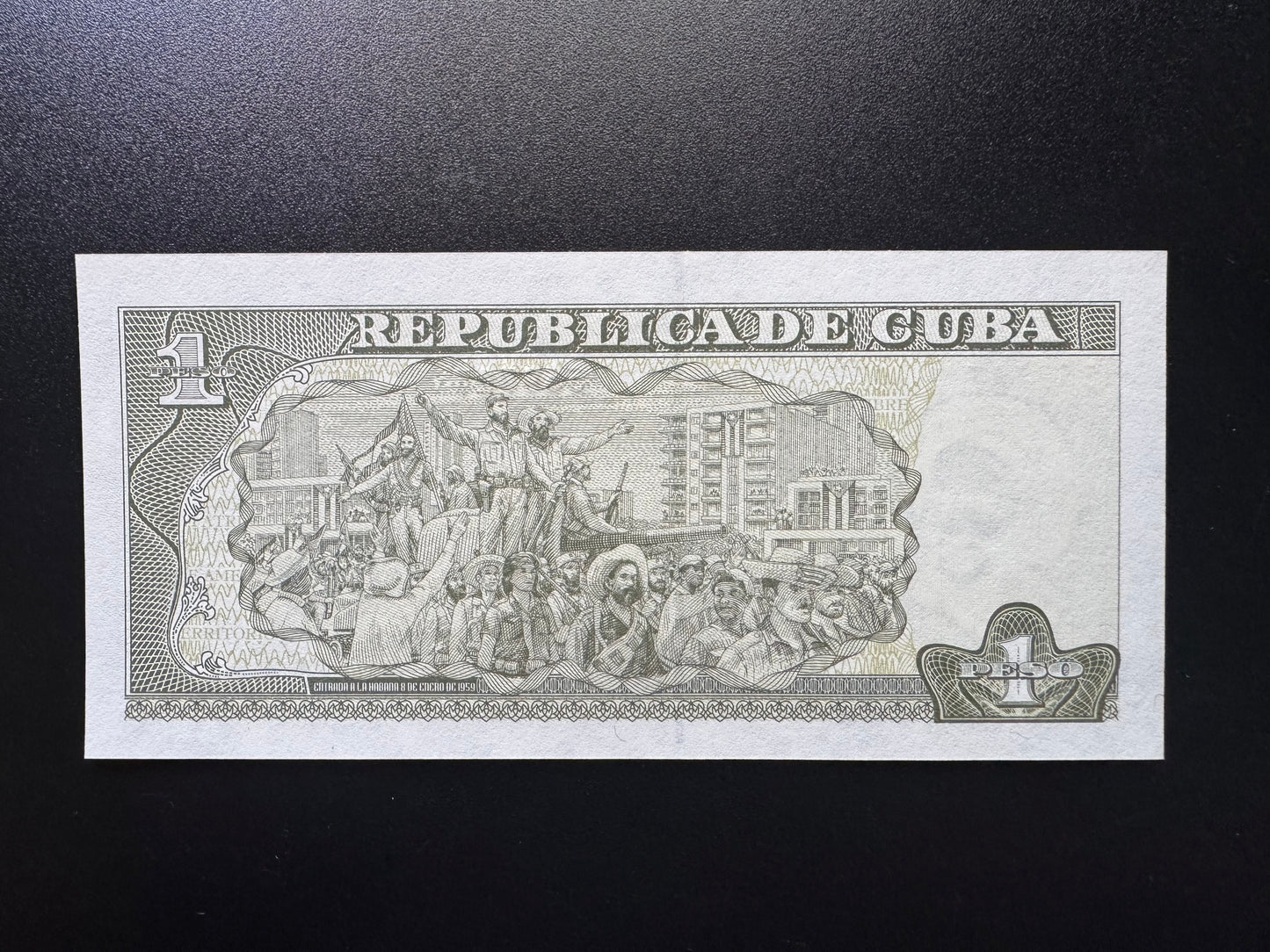 Cuba 1 Peso Banknote 2016 Old Uncirculated Banknote Bank Bill P-121