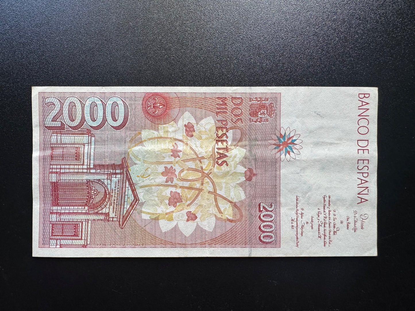 Espana / Spain 2000 Pesetas Banknote 1992 Old VF Paper Money Bank Bill P-162