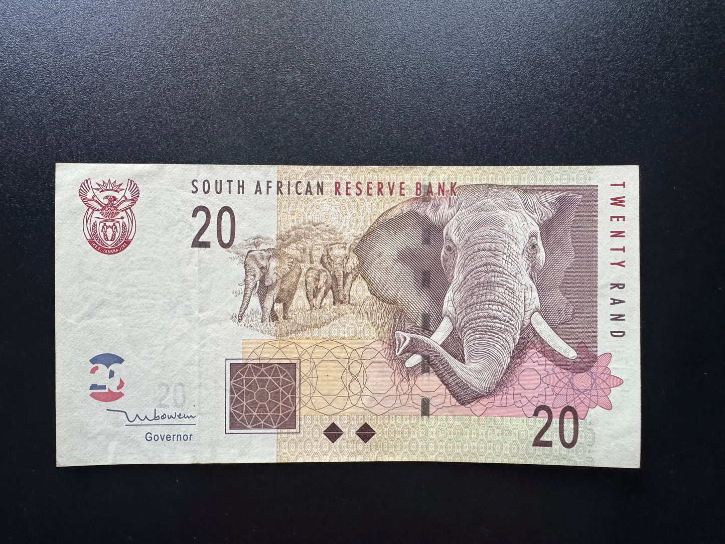 South Africa 20 Rand Banknote 2005-2009 VF Paper Money Bank Bills P-129