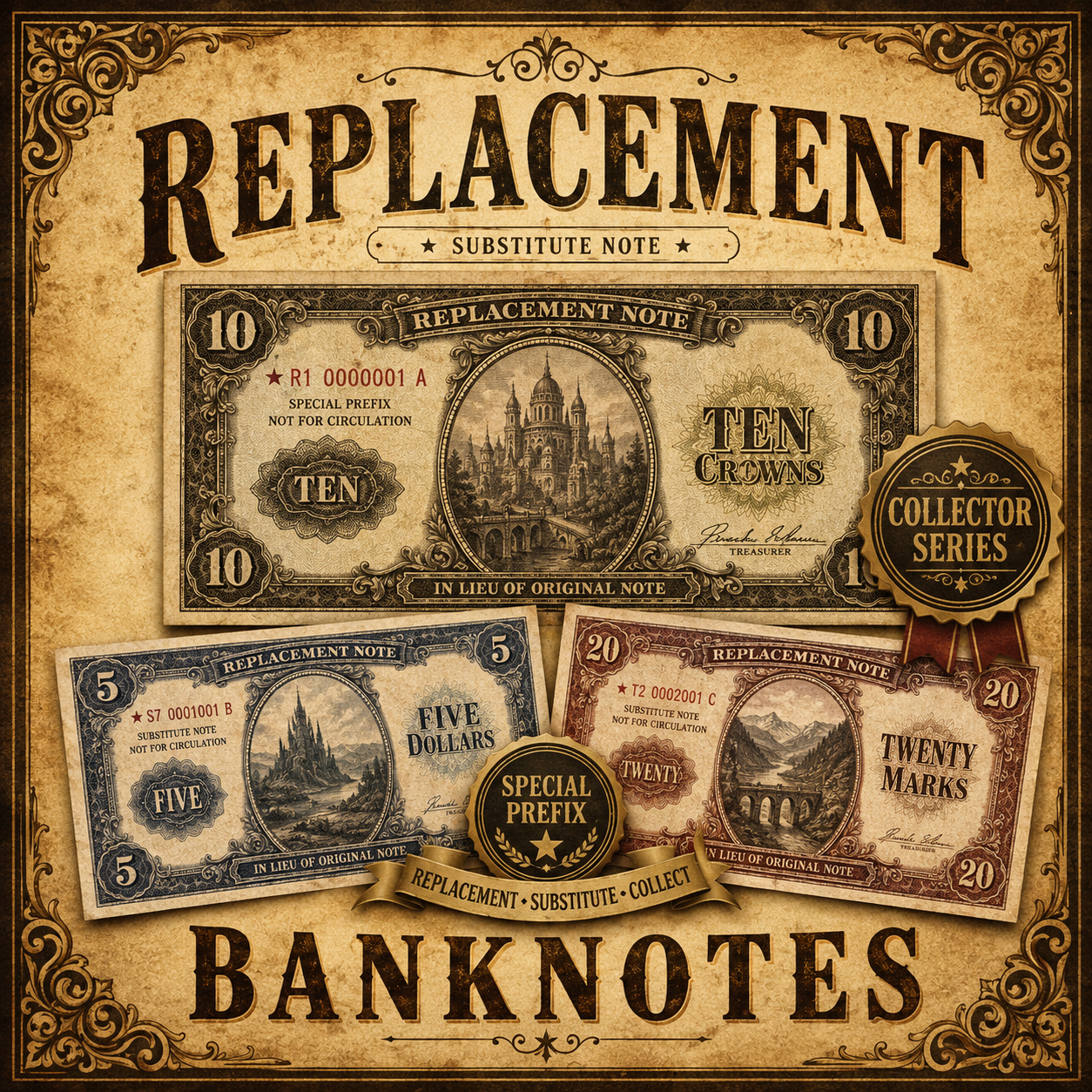 Replacement Banknotes