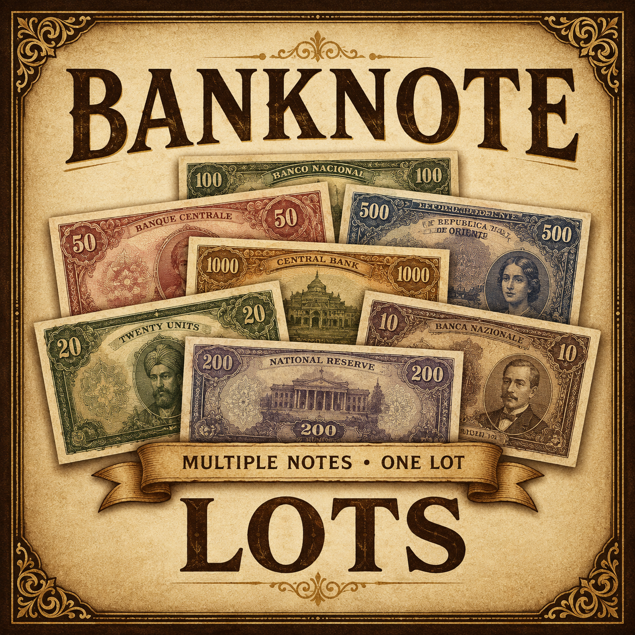 Banknotes Lots