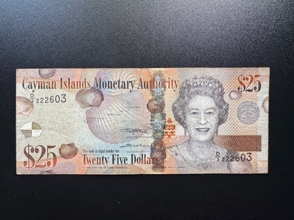 Cayman Islands 25 Dollars Collecectible Banknote 2018 | Circulated | P-41c