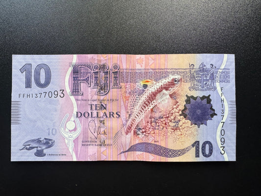 Fiji 5 Dollars Banknote ND 2012 UNC-AUNC Paper Bank Bill P-116