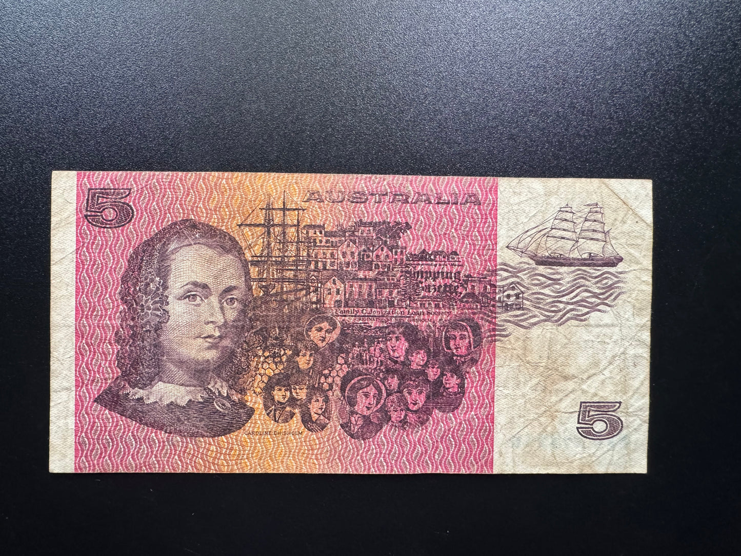 Australia 5 Dollars Banknote ND (1974-1991) Old Circulated Bank Bill P-44d