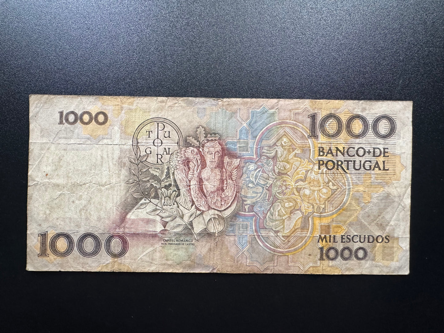 Portugal 1000 Escudos Banknote 1994 Old Circulated Paper Bank Bill p-181k(6)