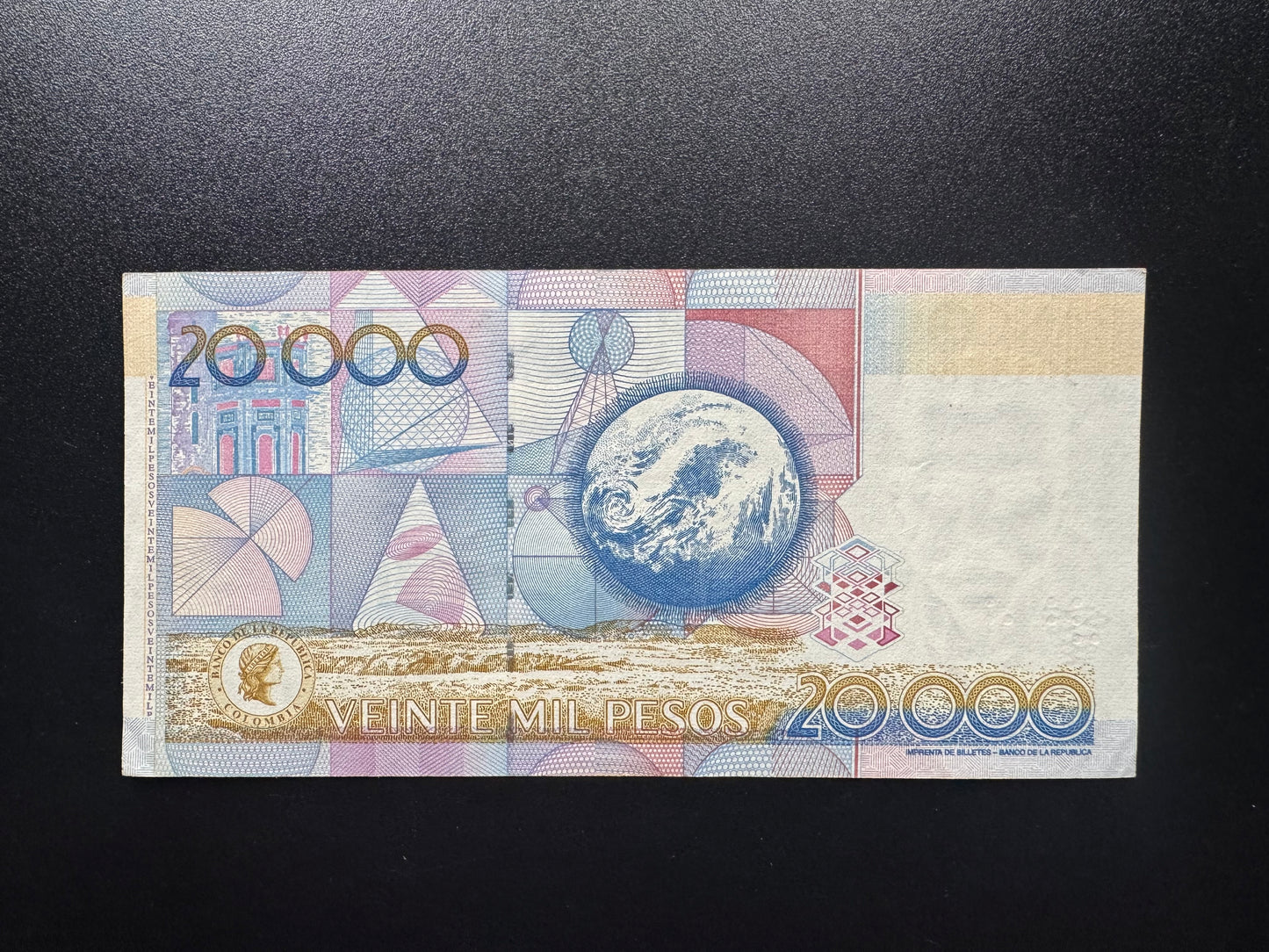 Colombia 20000 Pesos Banknote 2013 UNC Paper Money Bank Bills P-454