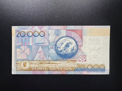 Colombia 20000 Pesos Banknote 2013 UNC Paper Money Bank Bills P-454