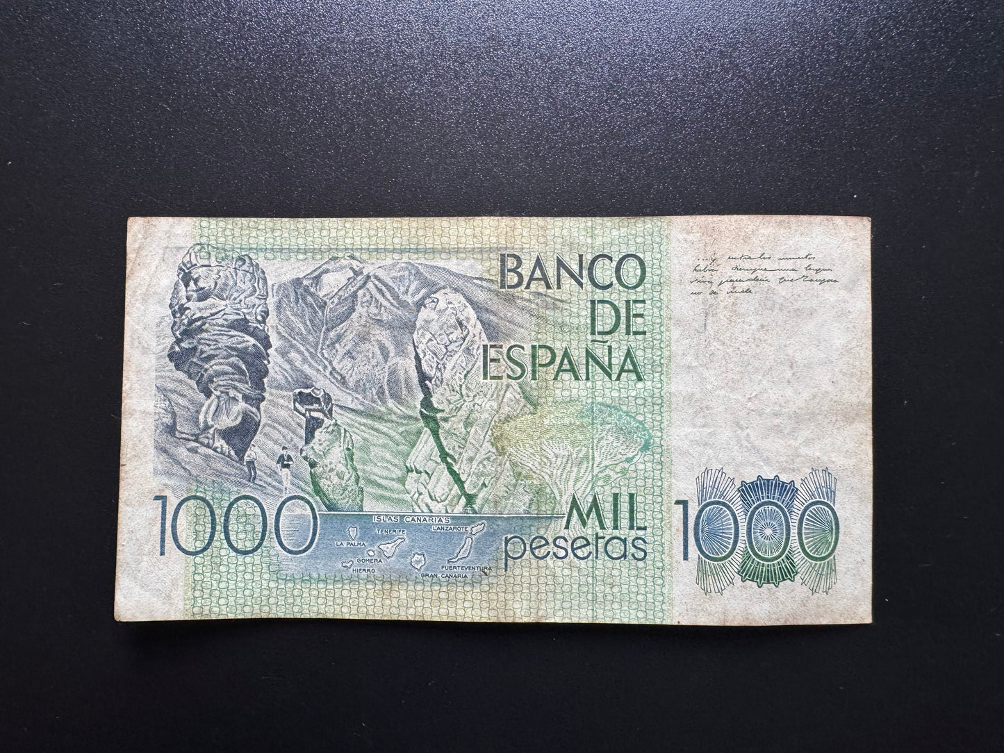 Espana / Spain 1000 Pesetas Banknote 1979 Old Circulated Paper Bank Bill P-158