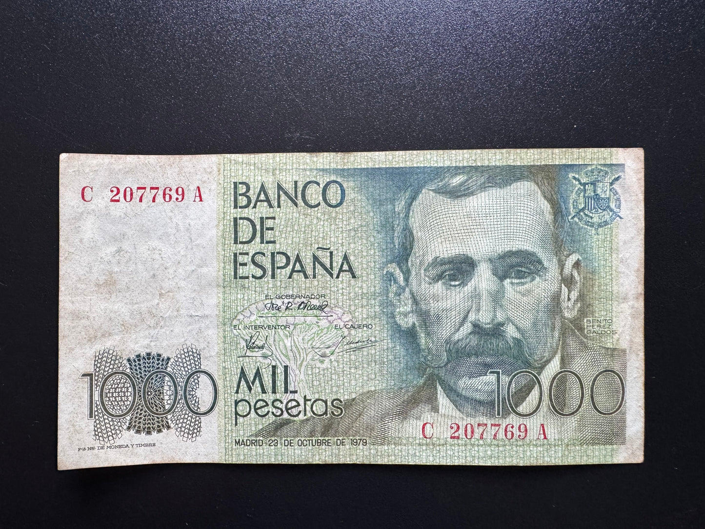 Espana / Spain 1000 Pesetas Banknote 1979 Old Circulated Paper Bank Bill P-158