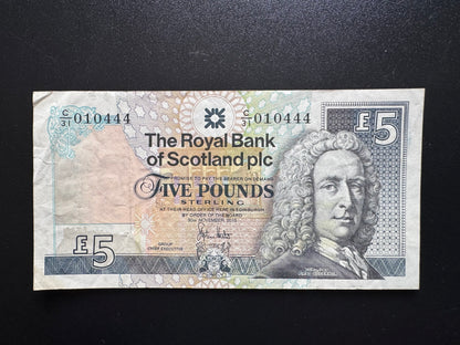 Royal Bank of Scotland 5 Pounds Collectible Banknote 2010 | AUNC | P-352e