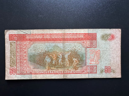 Guatemala 50 Quetzal Collectibe Banknote 2006 | Circulated | P-113