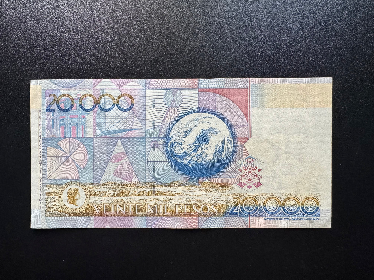 Colombia 20000 Pesos Banknote 2013 UNC Paper Money Bank Bill P-454