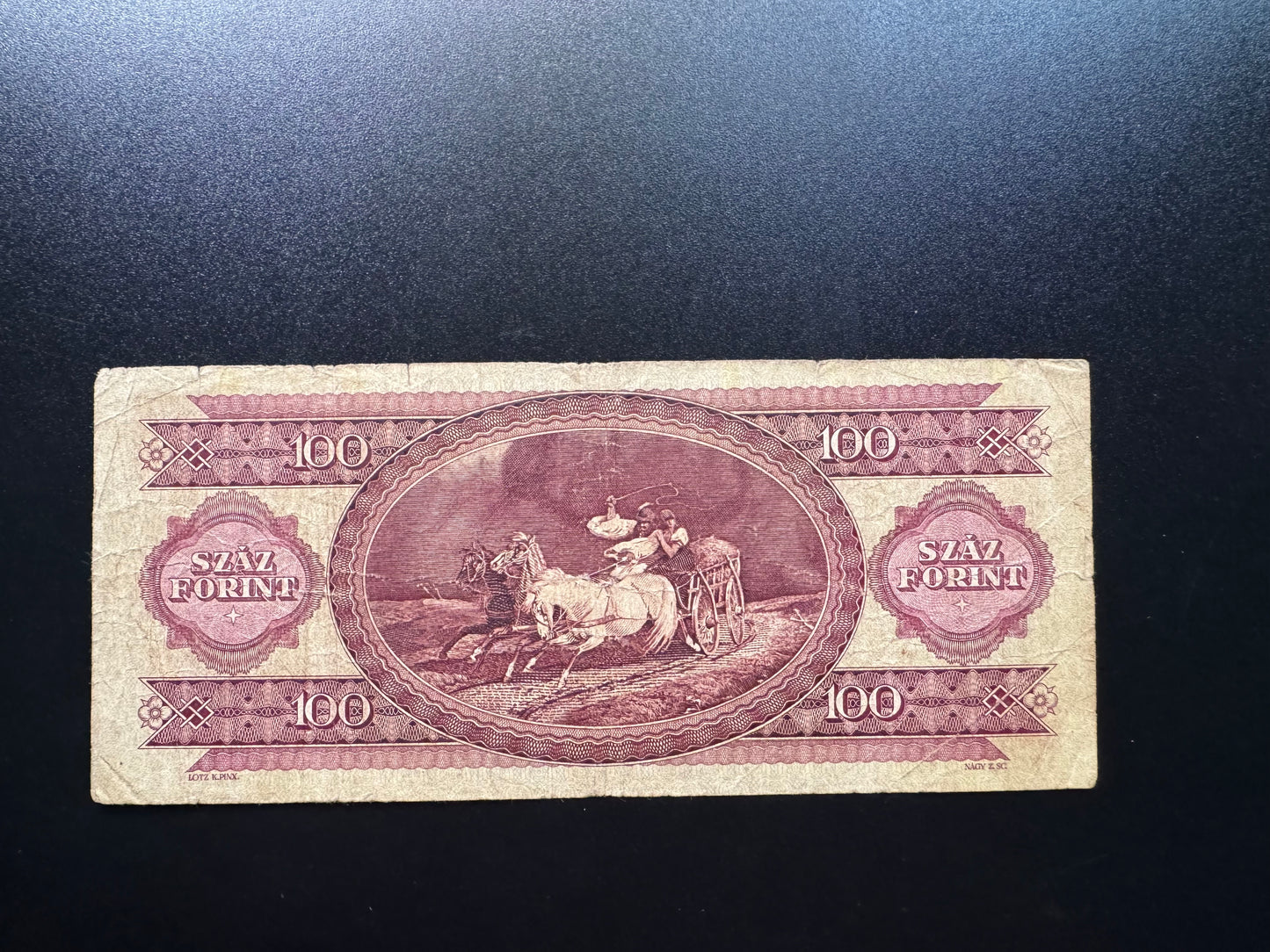 Hungary 100 Forint Banknote 1984 old Circulated Paper Money Bank Bill p-171g
