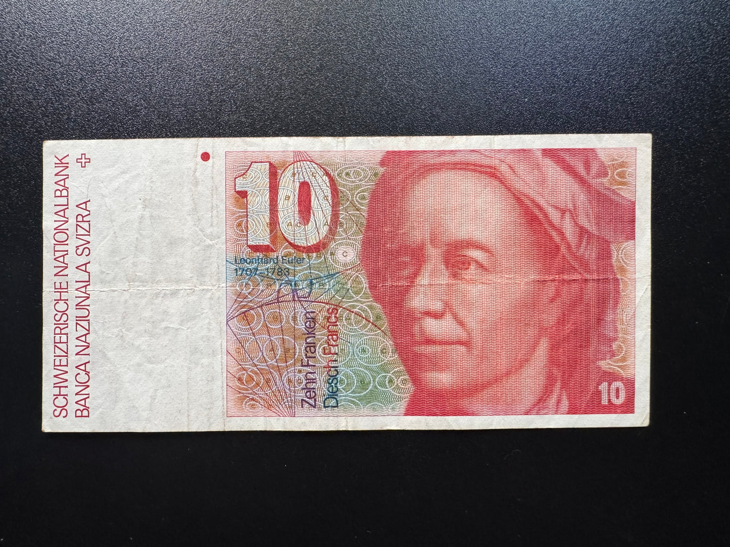 Switzerland 10 Francs Banknote 1987 old Swiss Paper Bank Bill Note P-53g(3)