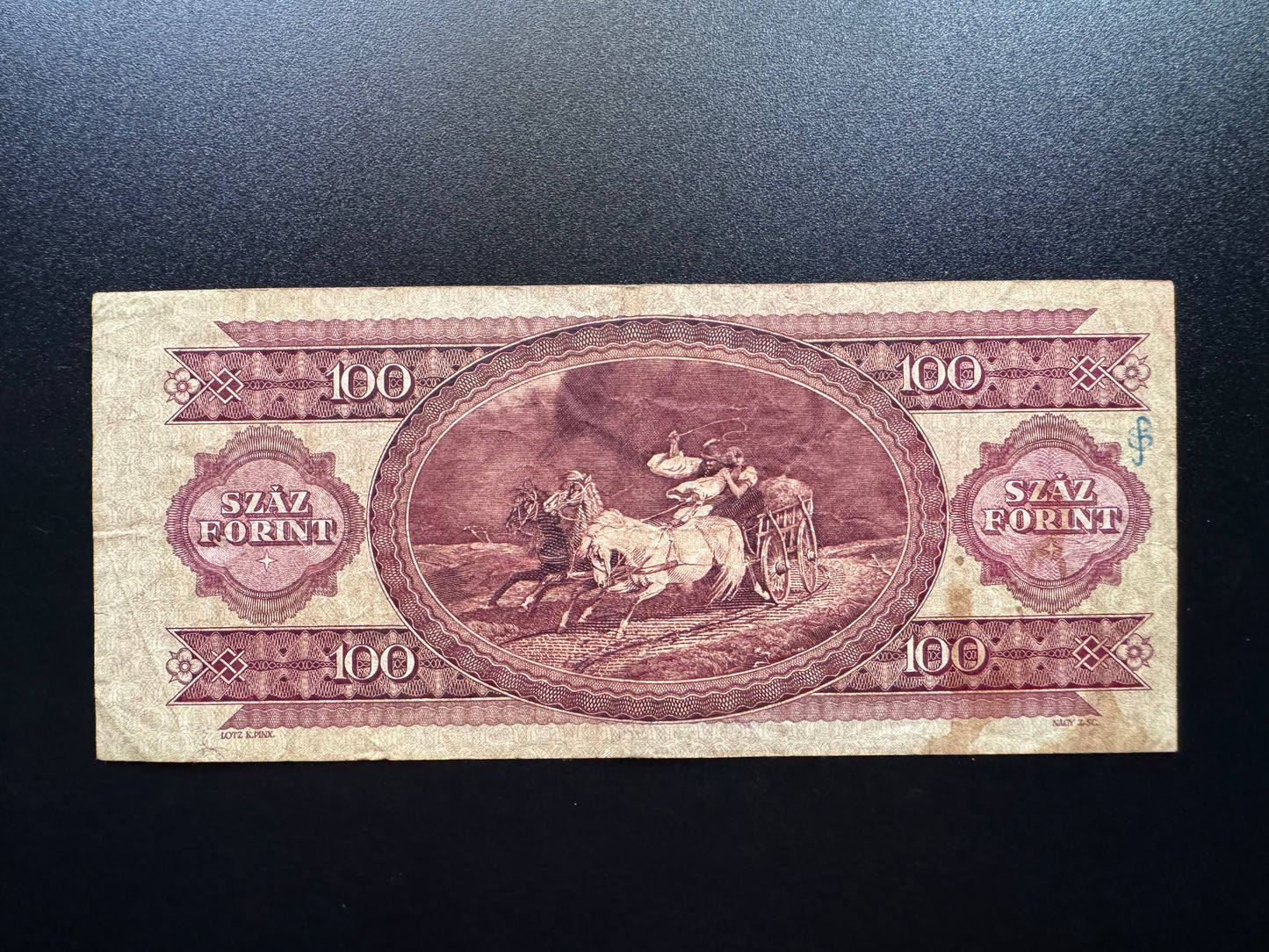 Hungary 100 Forint Banknote 1992 old Circulated Paper Money Bank Bill p-174