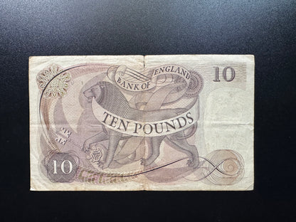England 10 Pounds Collectible Banknote | 1964-1975 | Circulated | P-376c