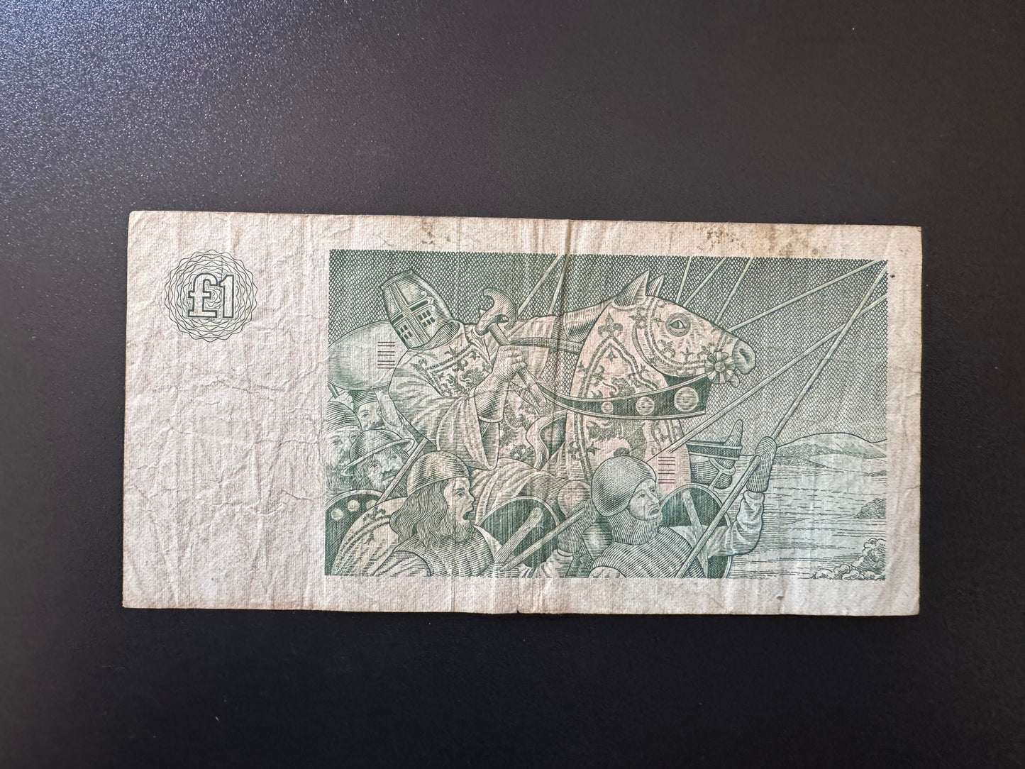 Scotland Clydesdale Bank 1 Pound Banknote 1983 Old Circulated Bank Bill P-211b
