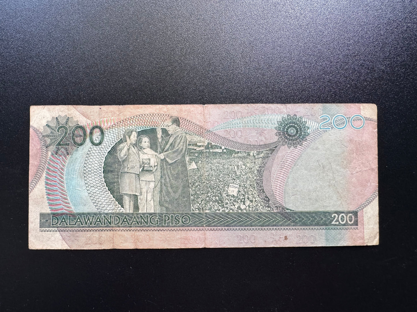 Philippines 200 Pesos Banknote 2011 Circulated Commemorative Bank Bill p-214