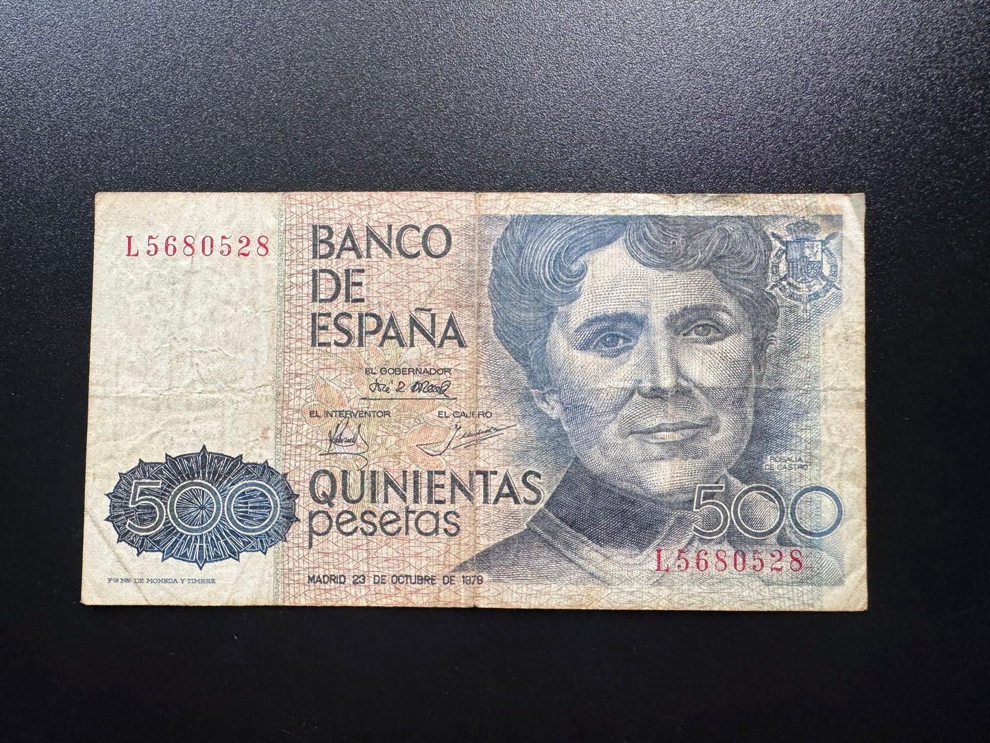 Espana / Spain 500 Pesetas Banknote 1979 Old Circulated Paper Bank Bill P-157
