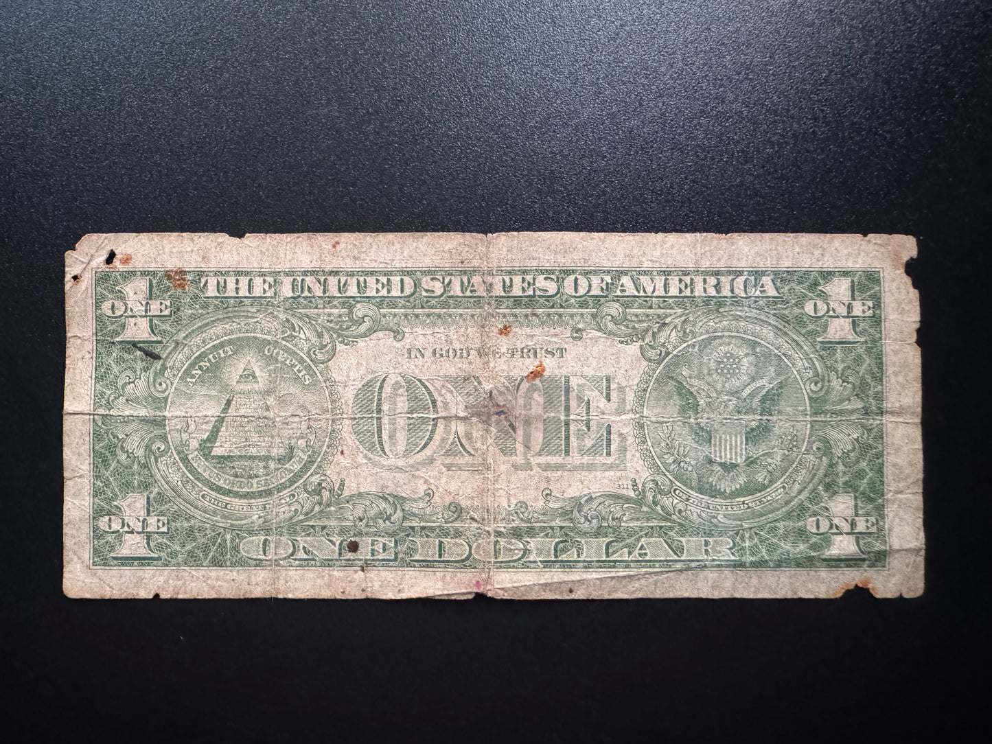 US $1 Dollar 1957 Old Circulated SILVER CERTIFICATE USA Banknote Bank Bill