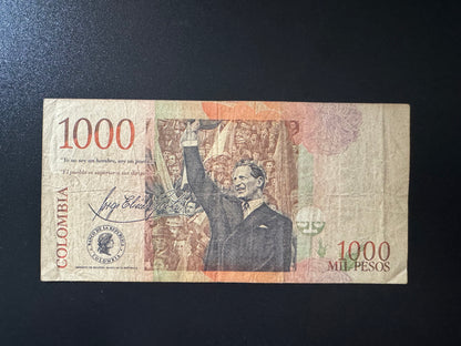 Colombia 1000 Pesos Banknote 2006 Circulated Bank Bill