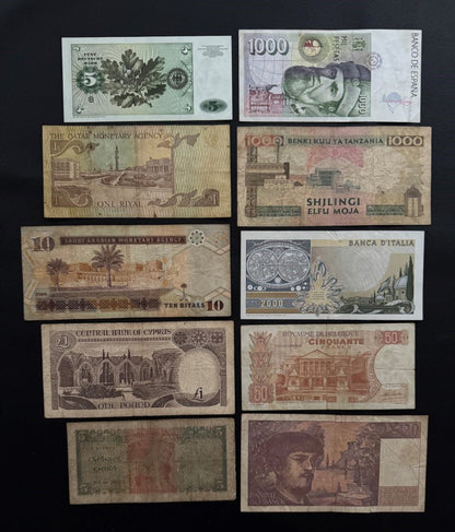 30 Pcs Mixed Collectible Banknotes | World Banknote Lot from 30 Different Countries – Set 41