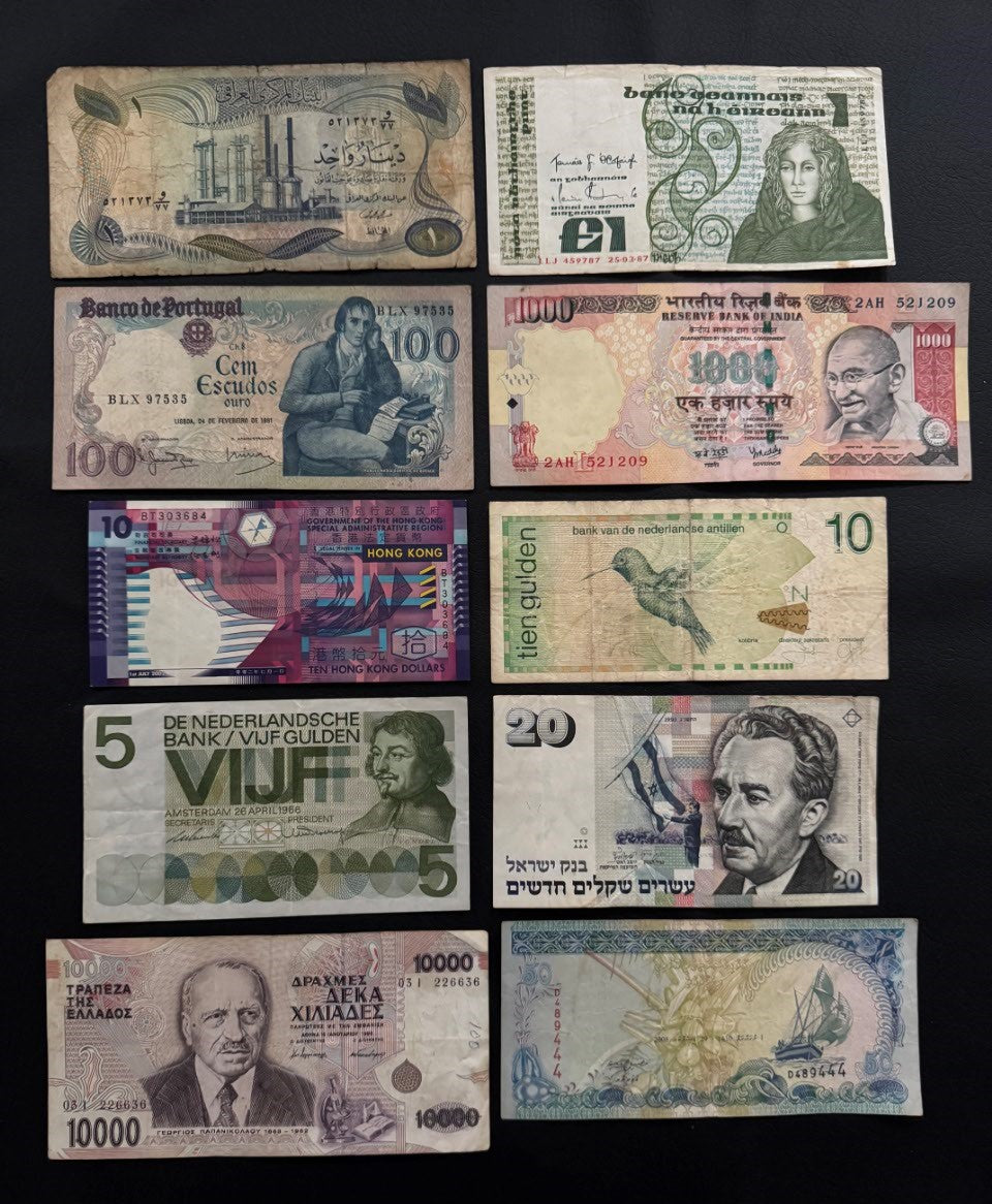 30 Pcs Mixed Collectible Banknotes | World Banknote Lot from 30 Different Countries – Set 41
