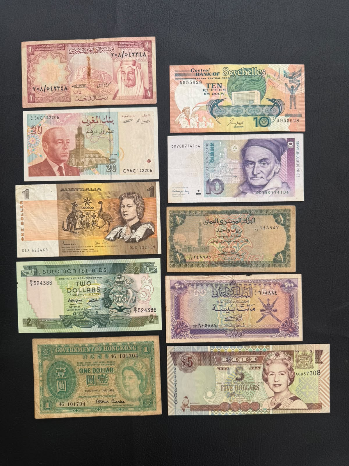 20 Pcs Mixed Collectible Banknotes | World Banknote Lot from 20 Different Countries – Set 46