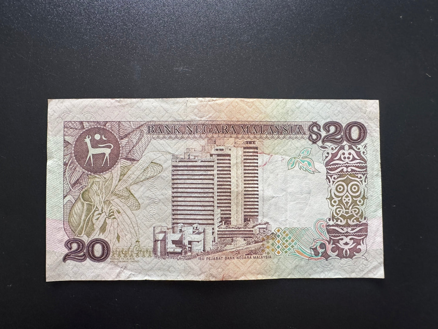Malaysia 5, 10, 20, 50, 100 Ringgit Banknotes 1989-95-97-98 Bank Bills Set 5Pcs