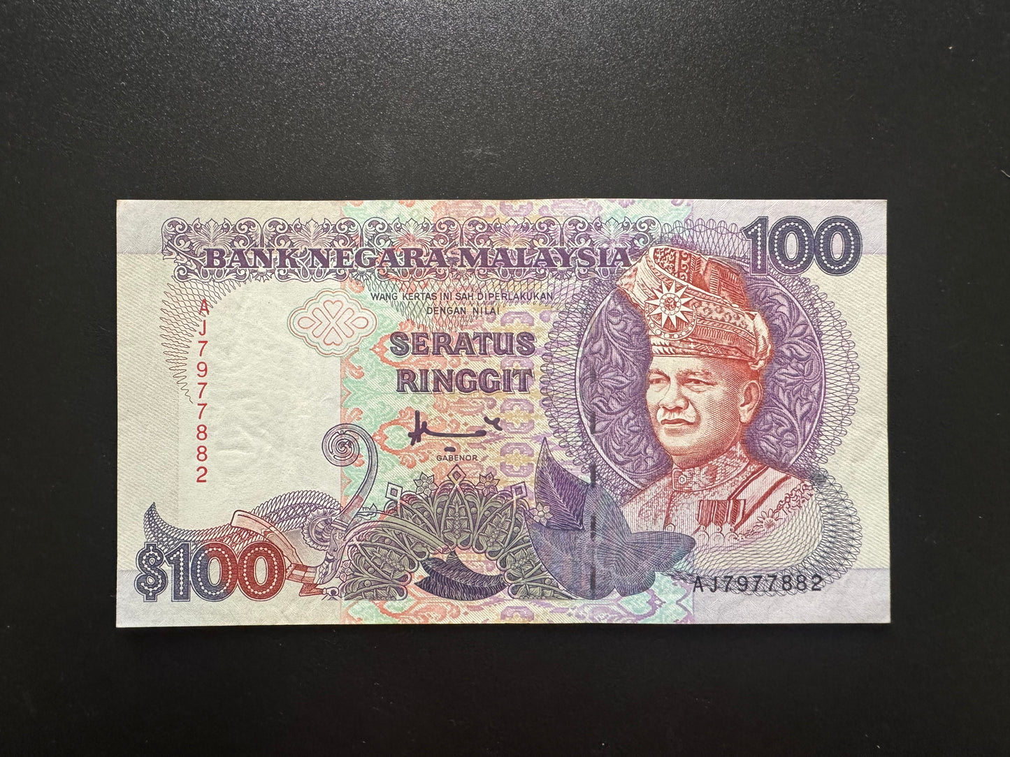 Malaysia 5, 10, 20, 50, 100 Ringgit Banknotes 1989-95-97-98 Bank Bills Set 5Pcs
