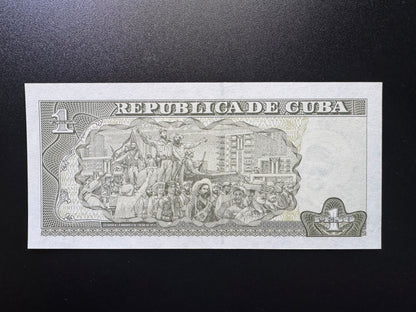 Cuba 1 Peso Banknote 2016 Old Uncirculated Banknote Bank Bill P-121