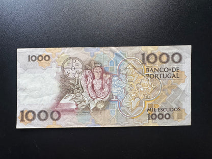 Portugal 1000 Escudos Collectible Banknote 1988 | VF-Circulated | P-181