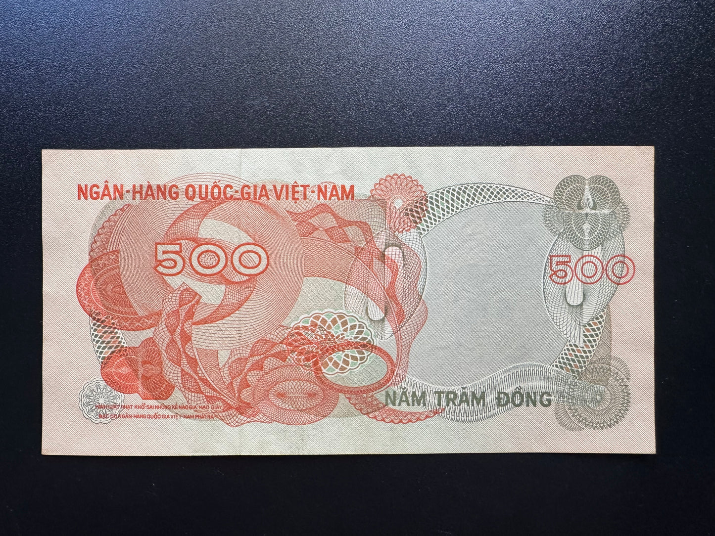 South Vietnam 500 Dong Banknote 1970 old UNC Paper Bank Bill P-28