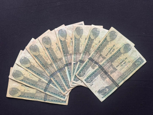 Ethiopia 100 Birr Banknotes 2012-15 Circulated Paper Bank Bills 10pcs/ Lot P-52g